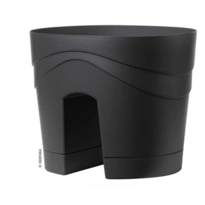 DEROMA VASO BALCONY SAMBA CM.30 ANTRACITE