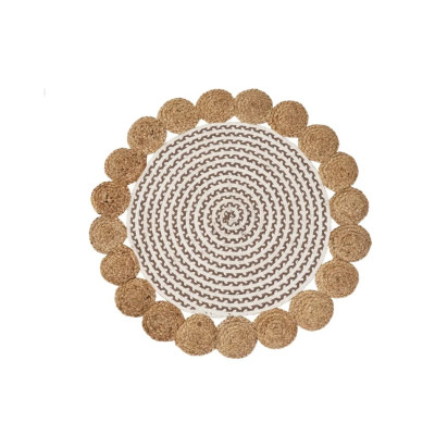 TAPPETO NATURAR JUTA 90X90