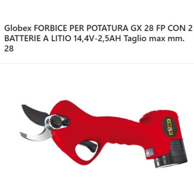 GLOBEX FORBICI X POTATURA "GX-28 MM 28