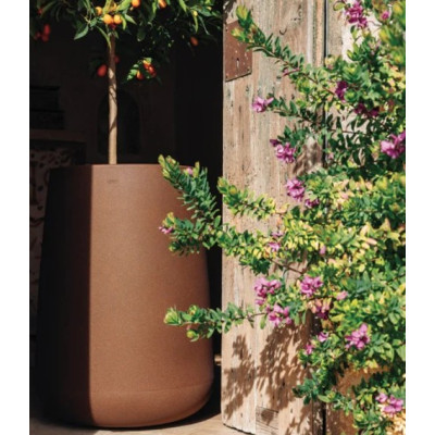 VASO GOCCIA BRONZO  63/53 cm. - H 55