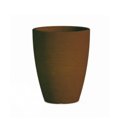 VASO ADONE ROUND MARRONE  CM 30X38 H