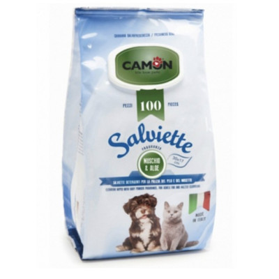 SALVIETTE CAMON  MUSCHIO&ALOE 100 PZ