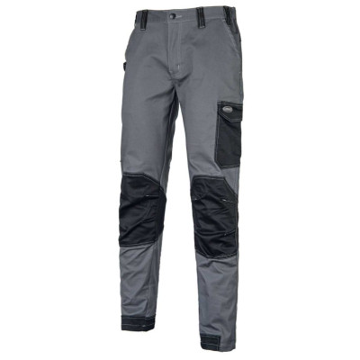 PANT.STRETCH INVERNALE GRIGIO/NERO RINF.TG.XXXL