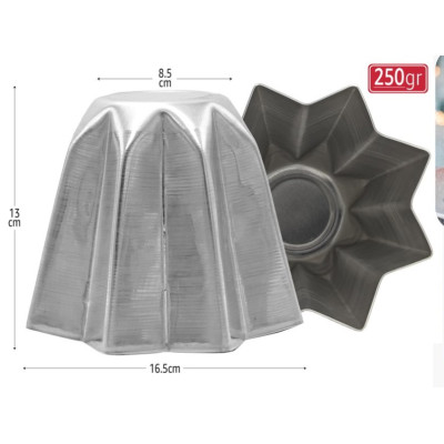 FORMA PANDORO ALLUMINIO GR 250
