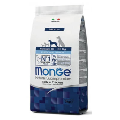 MONGE MEDIUM PUPPY JUNIOR KG 3