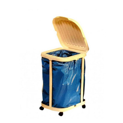 PATTUMIERA ZAPPY CON GAMBE E RUOTE