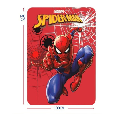 PLAID DISNEY 140X100 SPIDERMAN