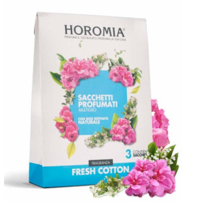 HOROMIA RISO FRESH COTTON CONF.3 SACCHETTI