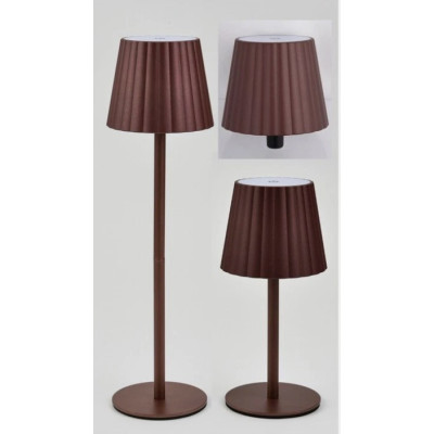 LAMPADA LED RICARICABILE 3 IN 1 ALBA RUGGINE