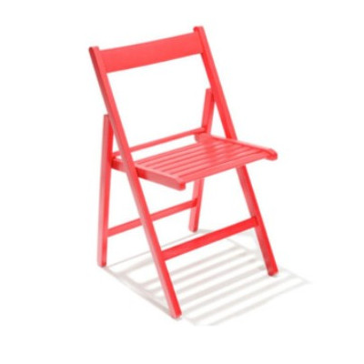 SEDIA PIEGHEVOLE LIBERTY ROSSO