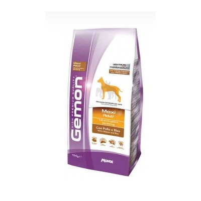 GEMON MAXI ADULT POLLO RISO KG 15