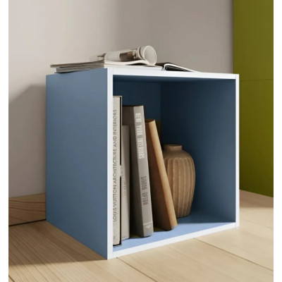 CUBO 35X29X35 AZZURRO