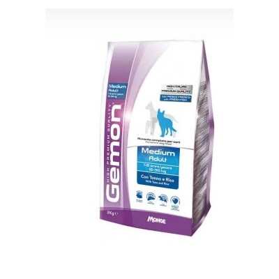 GEMON MEDIUM ADULT TONNO RISO KG 3