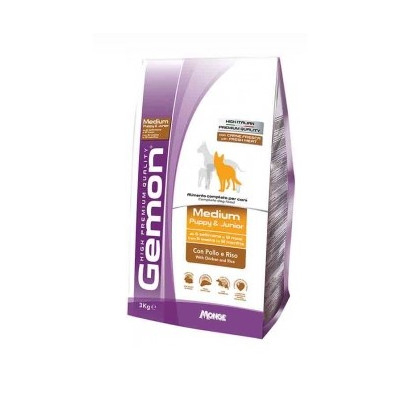 GEMON ALL BREAD PUPPY & JUNIOR POLLO E RISO KG 3