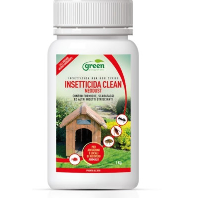 GREEN NEODUST  INSETTICIDA CLEAN 1 Kg BARATTOLO NR.13355