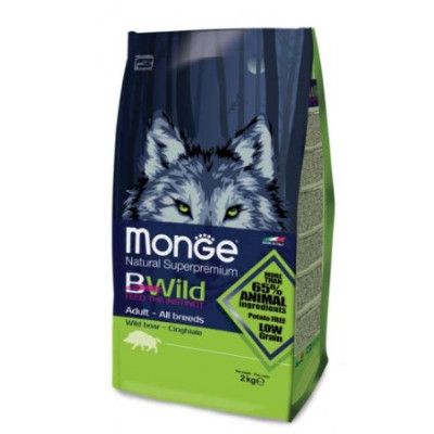 MONGE BWILD ADULT CINGHIALE KG.2