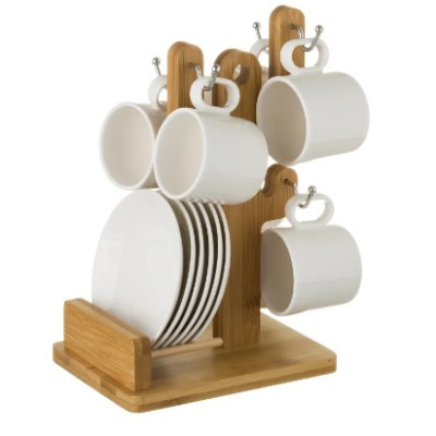 SET 6 TAZZA CAFFE'C/PIATTO