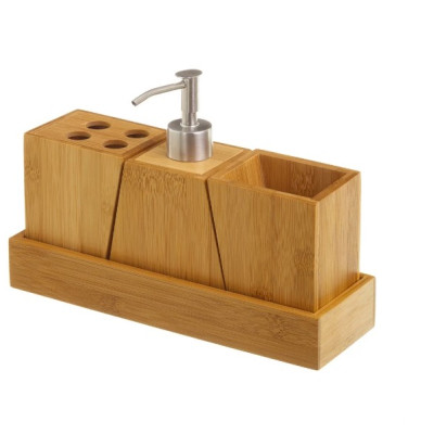 SET BAGNO 4 PEZZI BAMBU