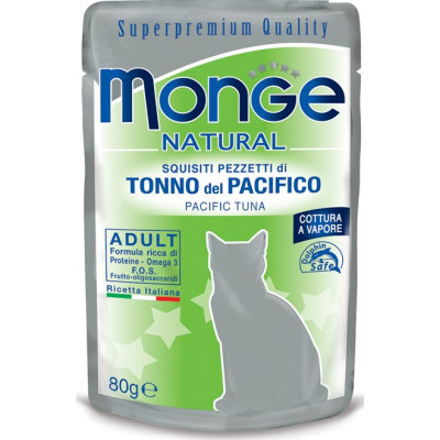 MONGE BUSTE TONNO DEL PACIFICO GR 80 (CF 24 PZ)