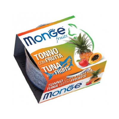 MONGE FRUIT tonno con frutta  gr.80  (CF 24/PZ)