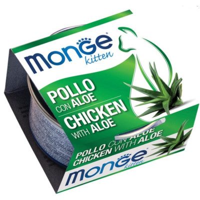 MONGE FRUIT pollo con aloe  gr.80 (CF 24/PZ)