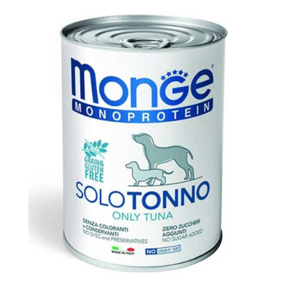 MONGE MONOPROTEIN DOG TONNO GR 400 ( CF 12 PZ)