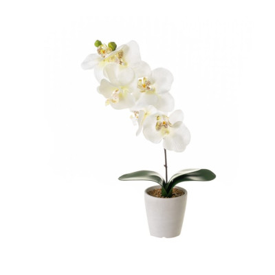 PIANTA ORCHIDEA POLIESTERE 11X11X45
