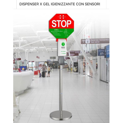 DISPENSER GEL IGIENIZZANTE CON SENSORE