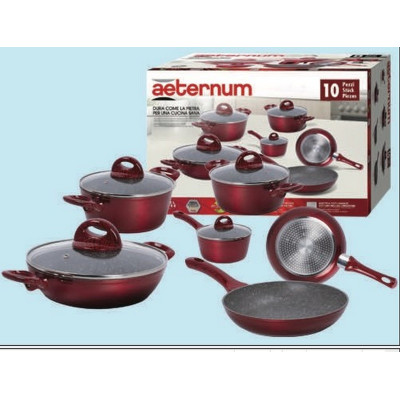 BATTERIA CUCINA AETERNUM ESSEN. SET 10PZ