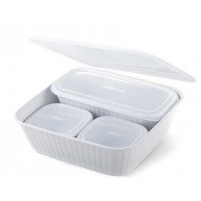 CONTENITORE FRIGO DORICA 4PZ COLORE BIANCO