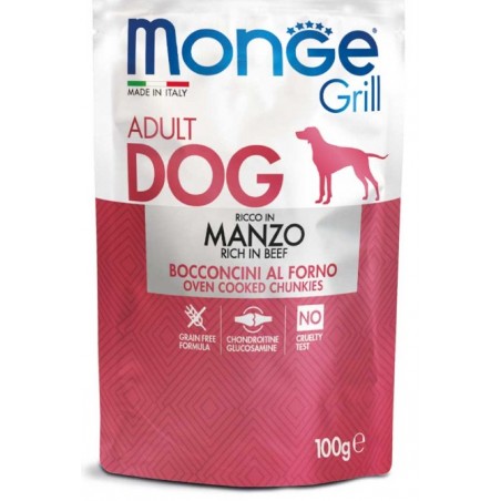 MONGE GRILL ADULT DOG MANZO...