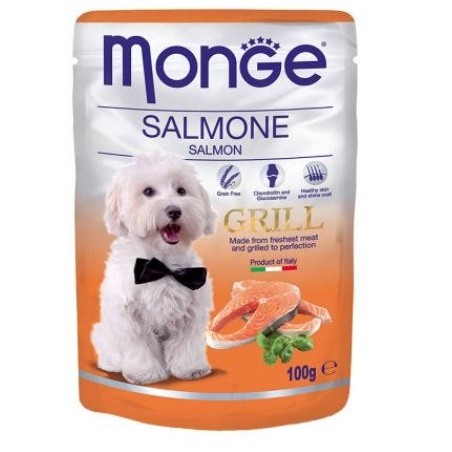 MONGE GRILL DOG SALMONE GR...