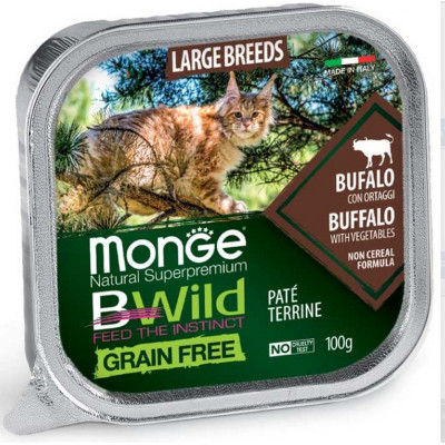 MONGE BWILD CAT BUFALO/VERDURE GR100