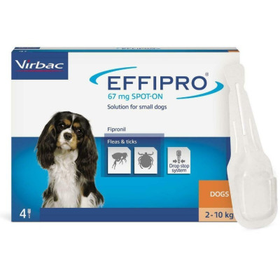 VIRBAC EFFIPRO CANE S 2-10 KG 4 PIPETTE