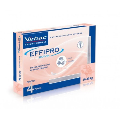 VIRBAC EFFIPRO CANE L20-40 KG 4 PIPETTE