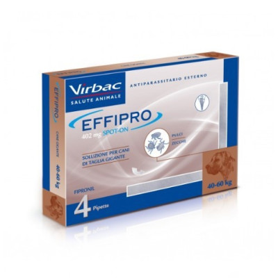 VIRBAC EFFIPRO CANE XL  40-60 KG 4 PIPETTE